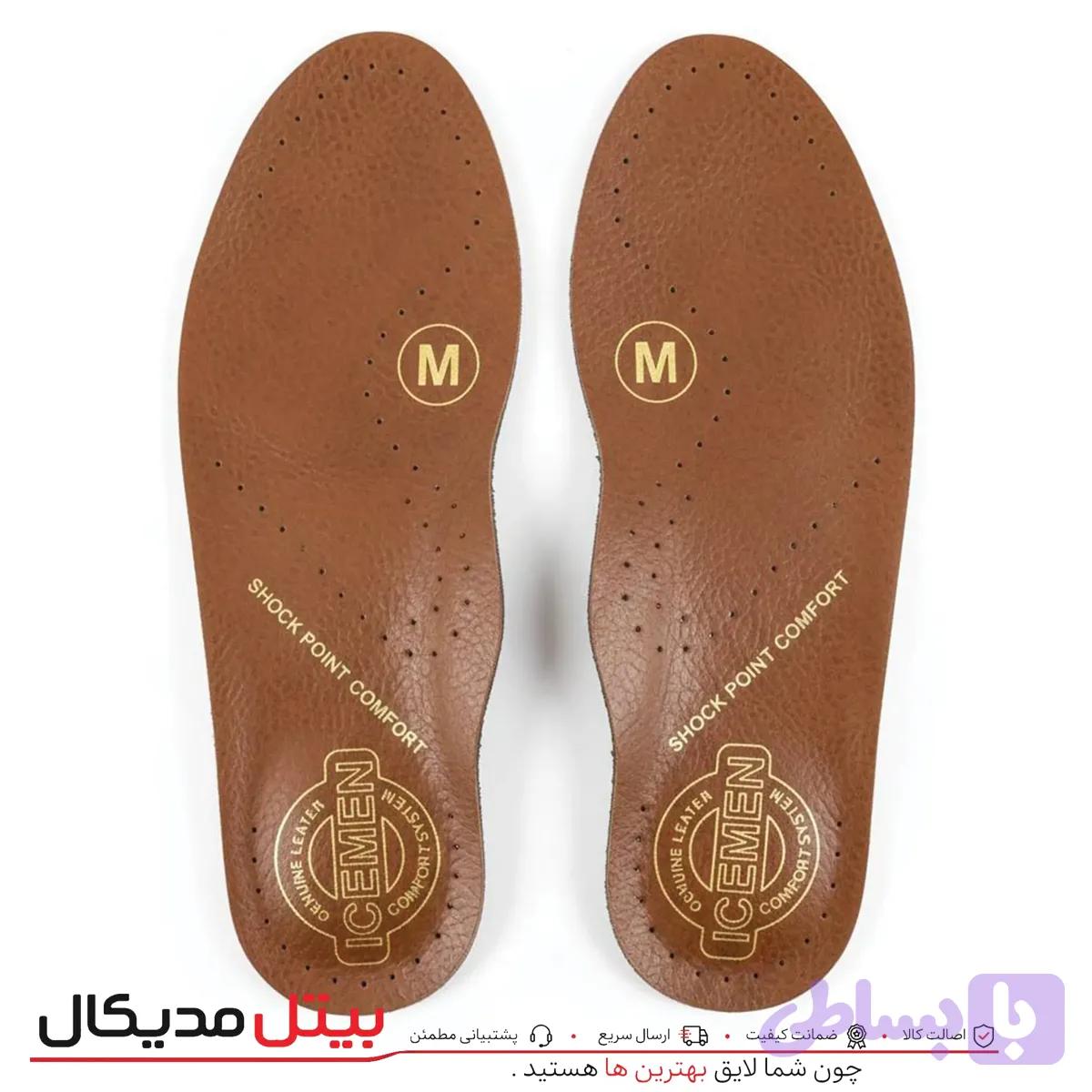 کفی طبی آیس من زنانه ( عسلی ) (کد XMBNE) — تصویر 1
