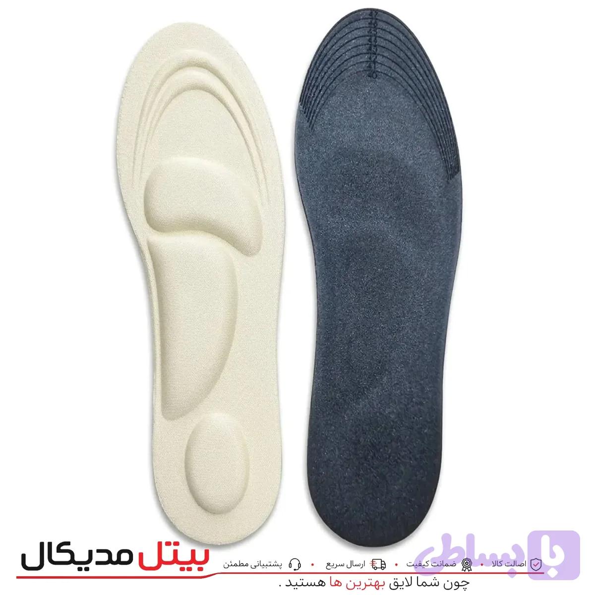 کفی اسفنجی بادکنکی وارداتی (مشکی) — تصویر 1