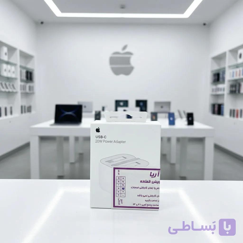شارژر آیفون ۲۰ وات اصلی قدیمی پملپ شده با گارانتی سری چین