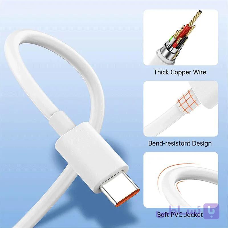 کابل شارژ اصلی سامسونگ فست شارژ 33 وات ثانیه شمار کیفیت عالی