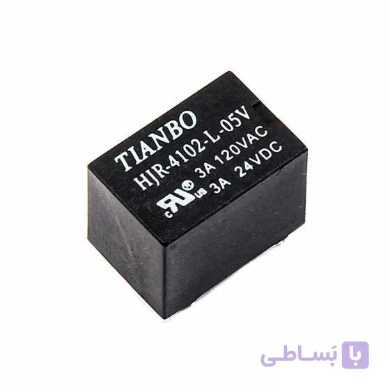 رله 5 ولت 6 پایه مدل HJR-4102-L — تصویر 1