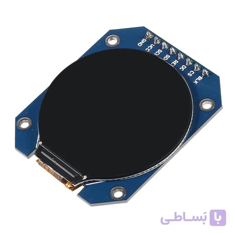 نمایشگر TFT فول کالر 1.28 اینچ گرد SPI با درایور GC9A01 — تصویر 1