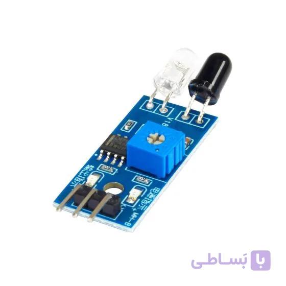 ماژول فرستنده و گیرنده مادون قرمز IR و تشخیص مانع — تصویر 1