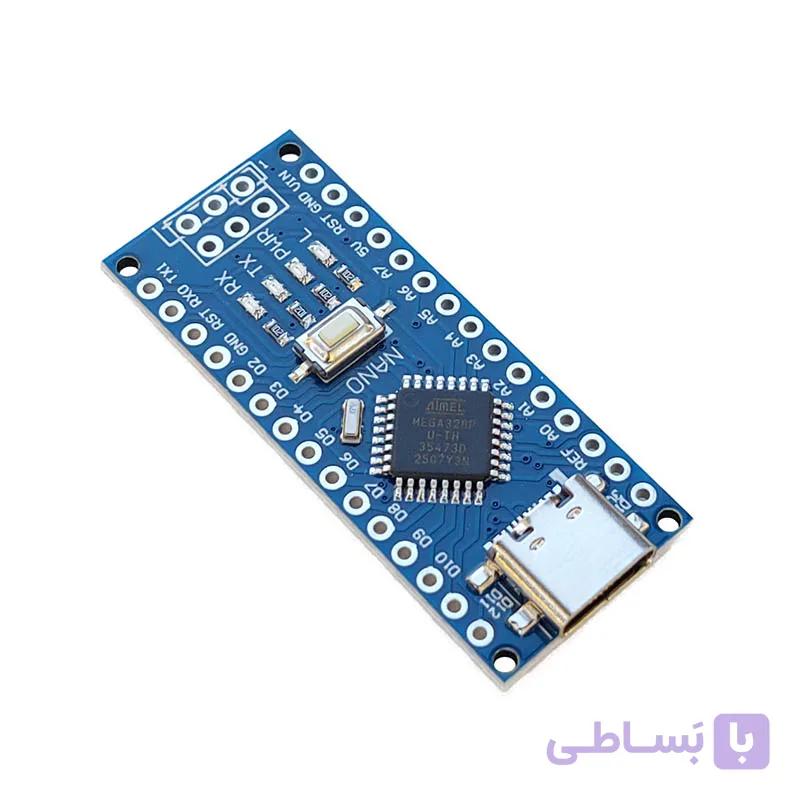 برد آردوینو نانو Arduino Nano CH340 با پورت Type-C — تصویر 1