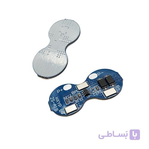 ماژول BMS شارژ باتری دو سل 7.4 ولت 4 آمپر HXYP-2S-A18 — تصویر 1
