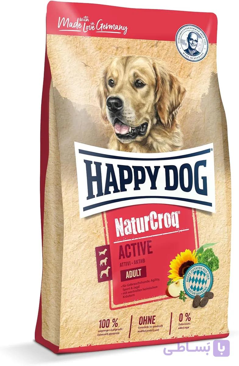غذا خشک سگ هپی داگ نیچرکراک اکتیو ۱۵ کیلوگرم / Happ Dog Naturcroq Active 15 Kg — تصویر 1