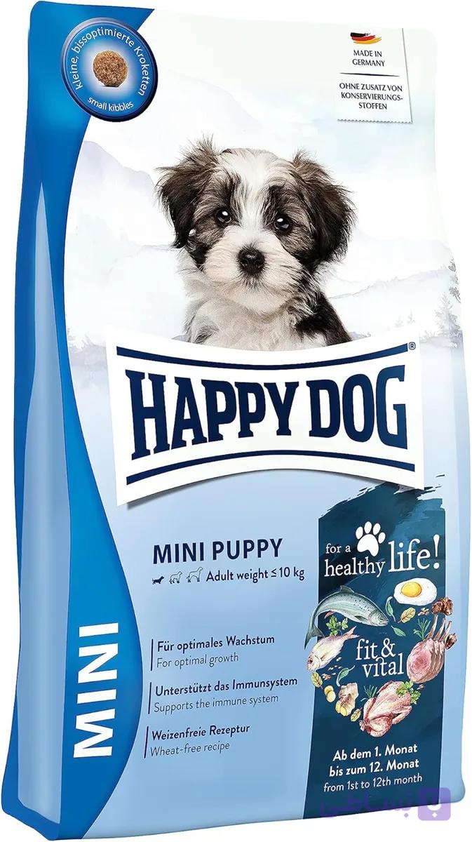 غذا خشک هپی داگ سوپرپرمیوم مینی پاپی 10 کیلوگرم Mini puppy fit and vital — تصویر 1