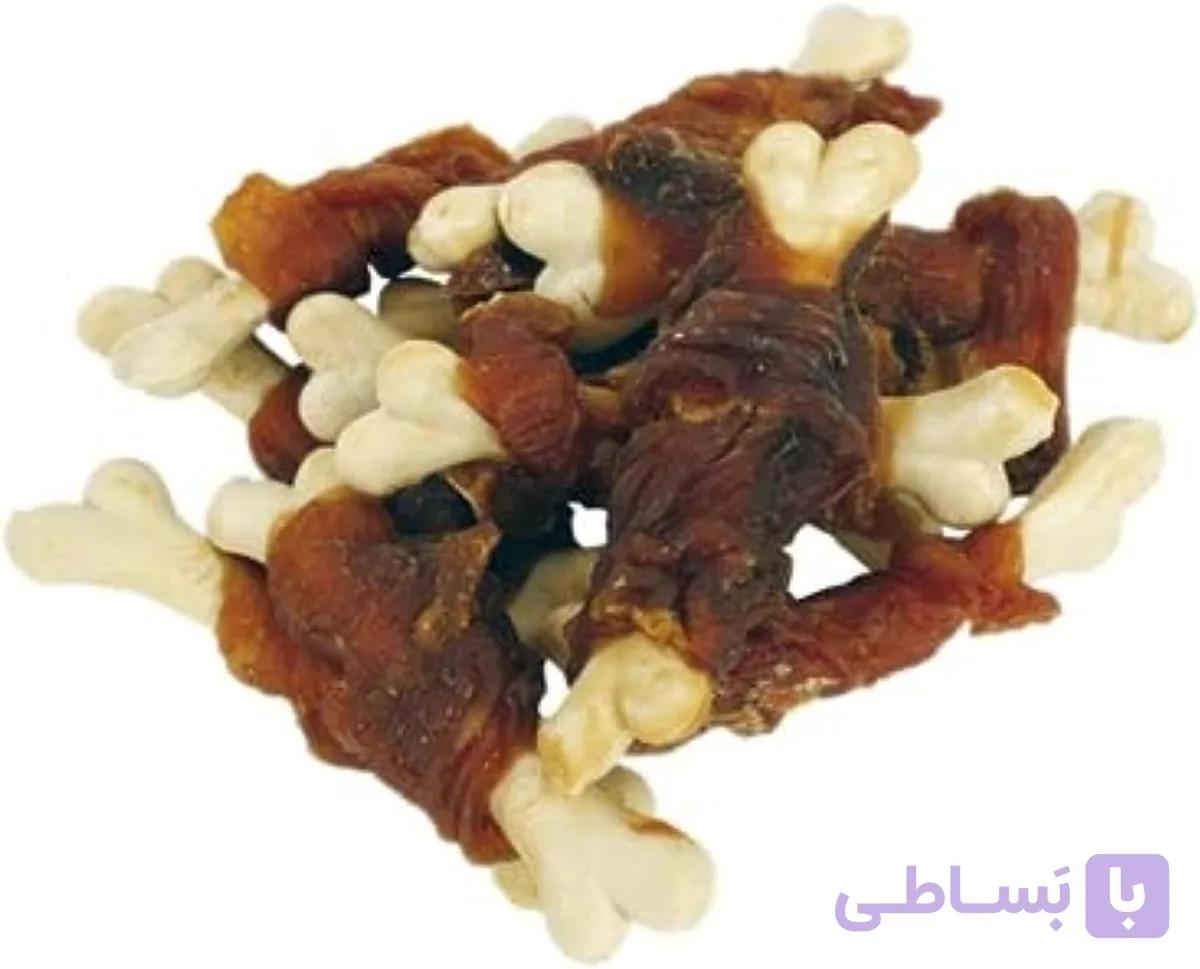 تشویقی سگ ونپی جرکی استخوان ران با طعم مرغ وزن 100 گرم