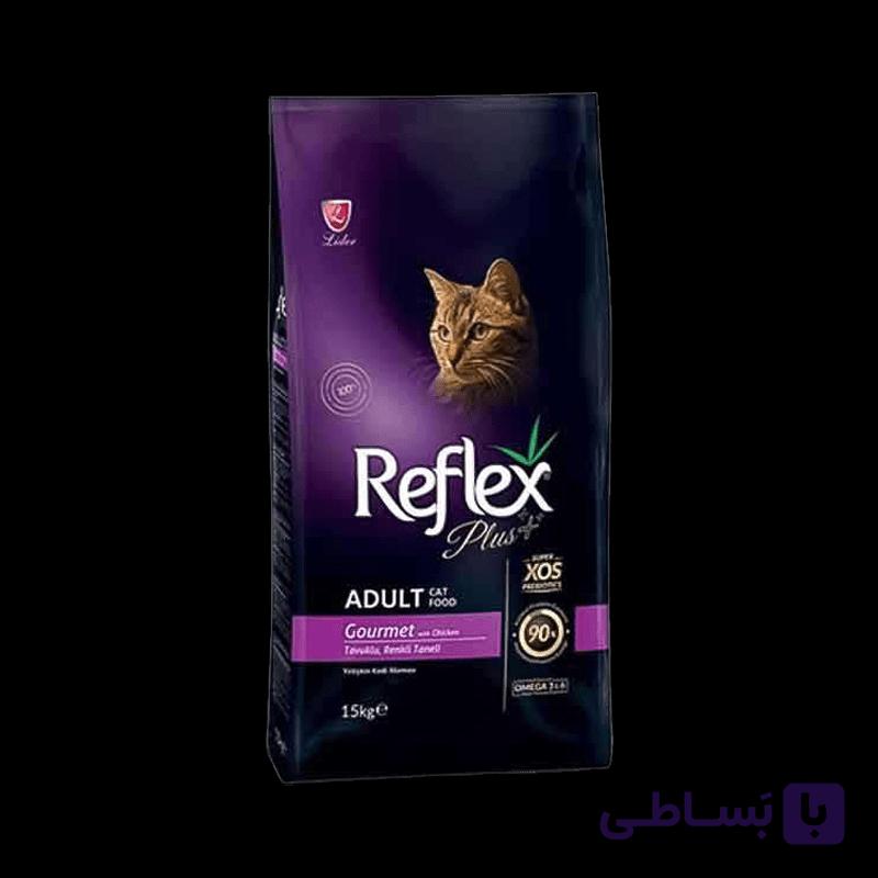 غذای خشک گربه رفلکس پلاس گورمت ۱.۵کیلوگرم / Reflex Plus Adult Cat Gourmet