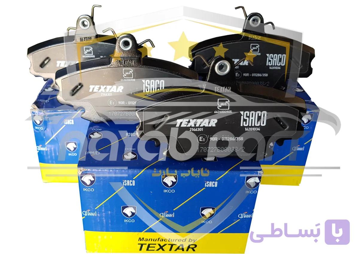 لنت ترمز چرخ جلو النود ساندرو و استپ وی TEXTAR — تصویر 1