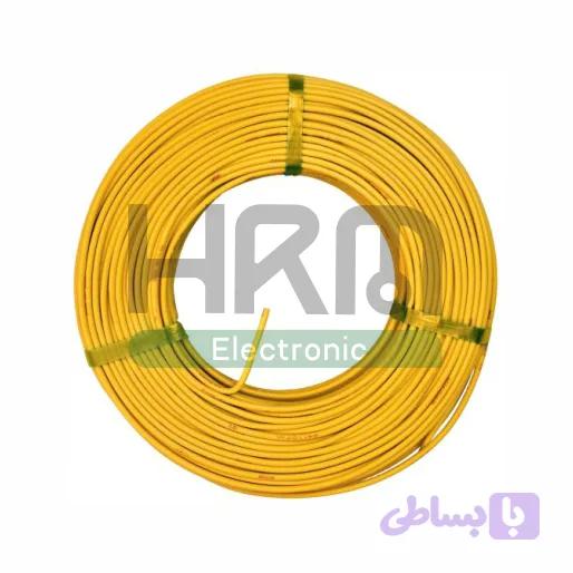 سیم‌افشان تمام مس زرد 1mm²