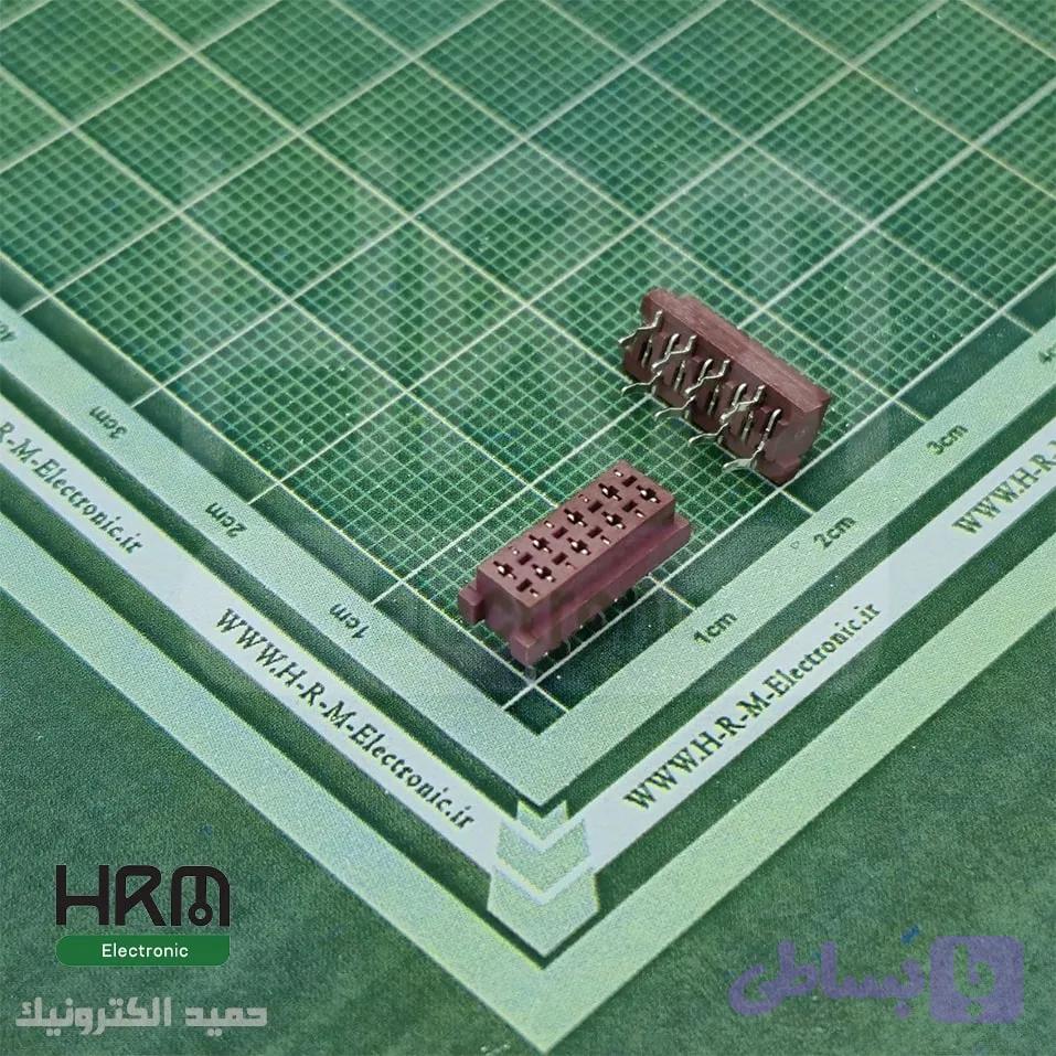 کانکتور micro match (دیل سوکت) مادگی 8 پین (2.54mm)