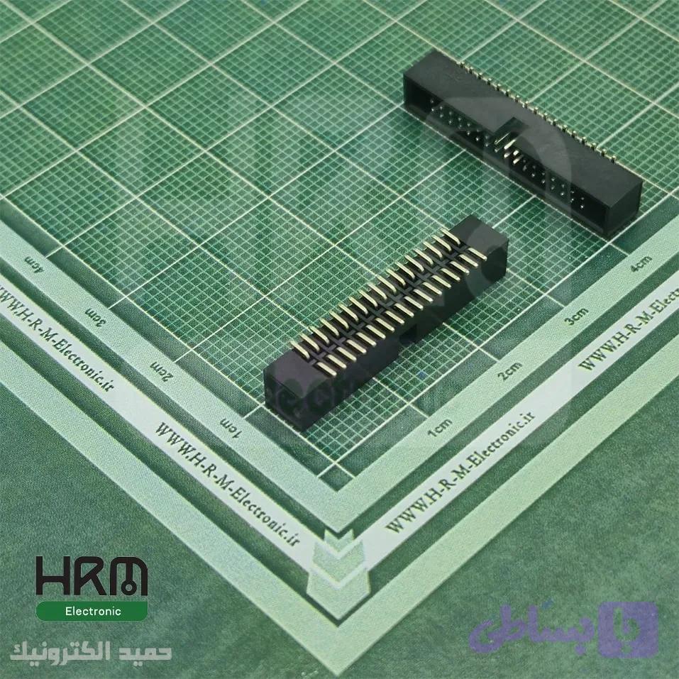 باکس هدر SMT نر 34پین (1.27mm)