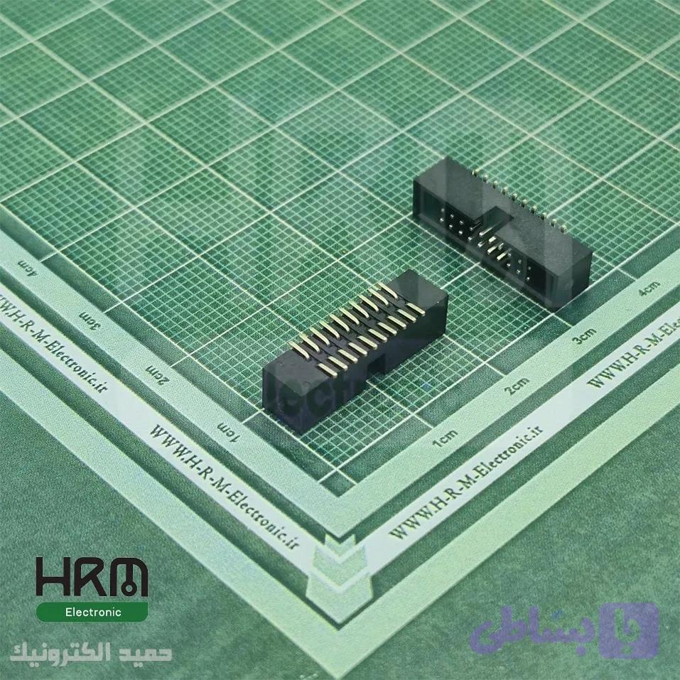 باکس هدر SMT نر 20پین (1.27mm)