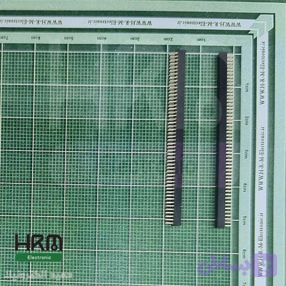 پین‌هدر مادگی 50*2 پین صاف (1mm)