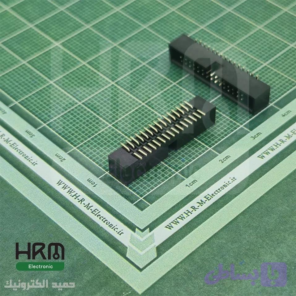 باکس هدر SMT نر 30پین (1.27mm)