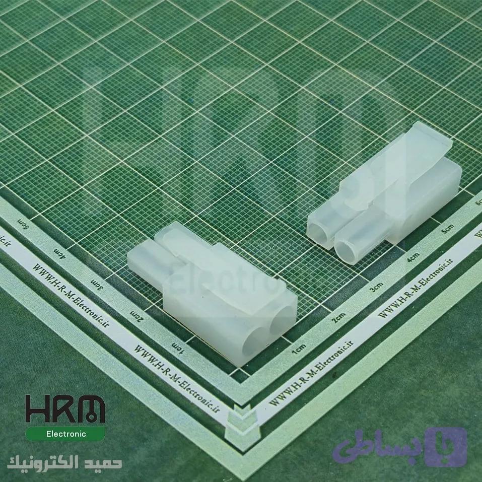 کانکتور L6. 2 مادگی 2 پین (2*1) 6.2mm