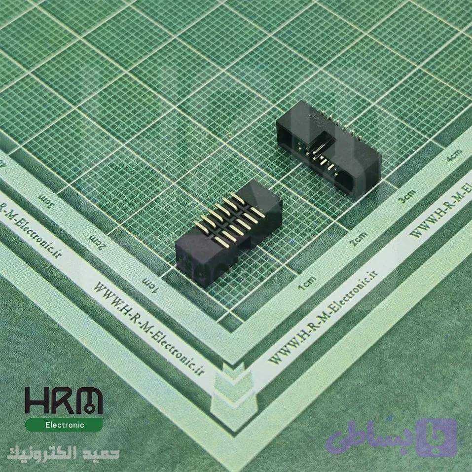 باکس هدر SMT نر 12پین (1.27mm)