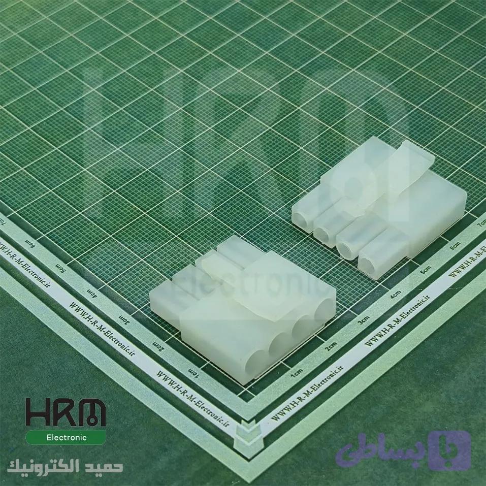 کانکتور L6. 2 مادگی 4 پین (4*1) 6.2mm