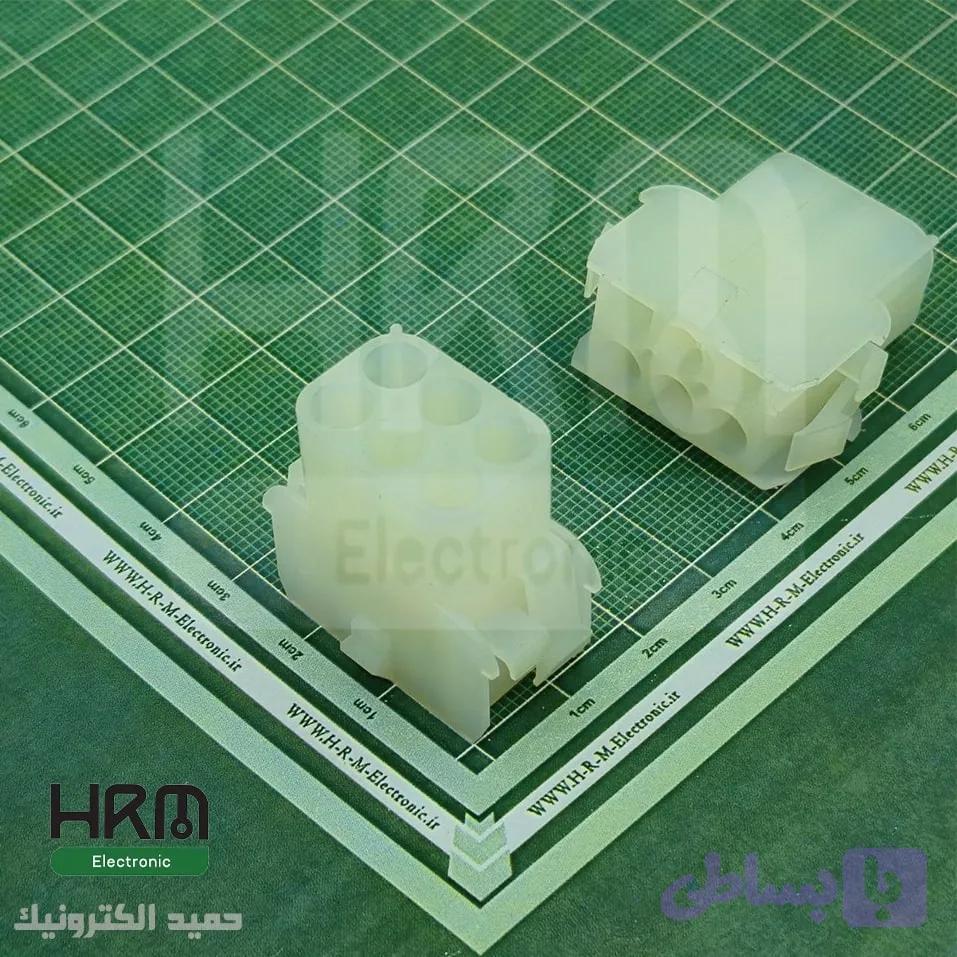 کانکتور (L6. 3) CF مادگی 6 پین (3*2) 6.35mm
