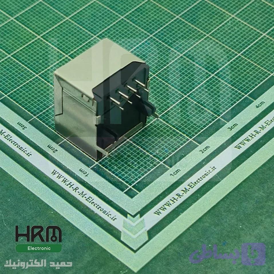 سوکت شبکه RJ45 مادگی رایت 8پین (Small) — تصویر 1