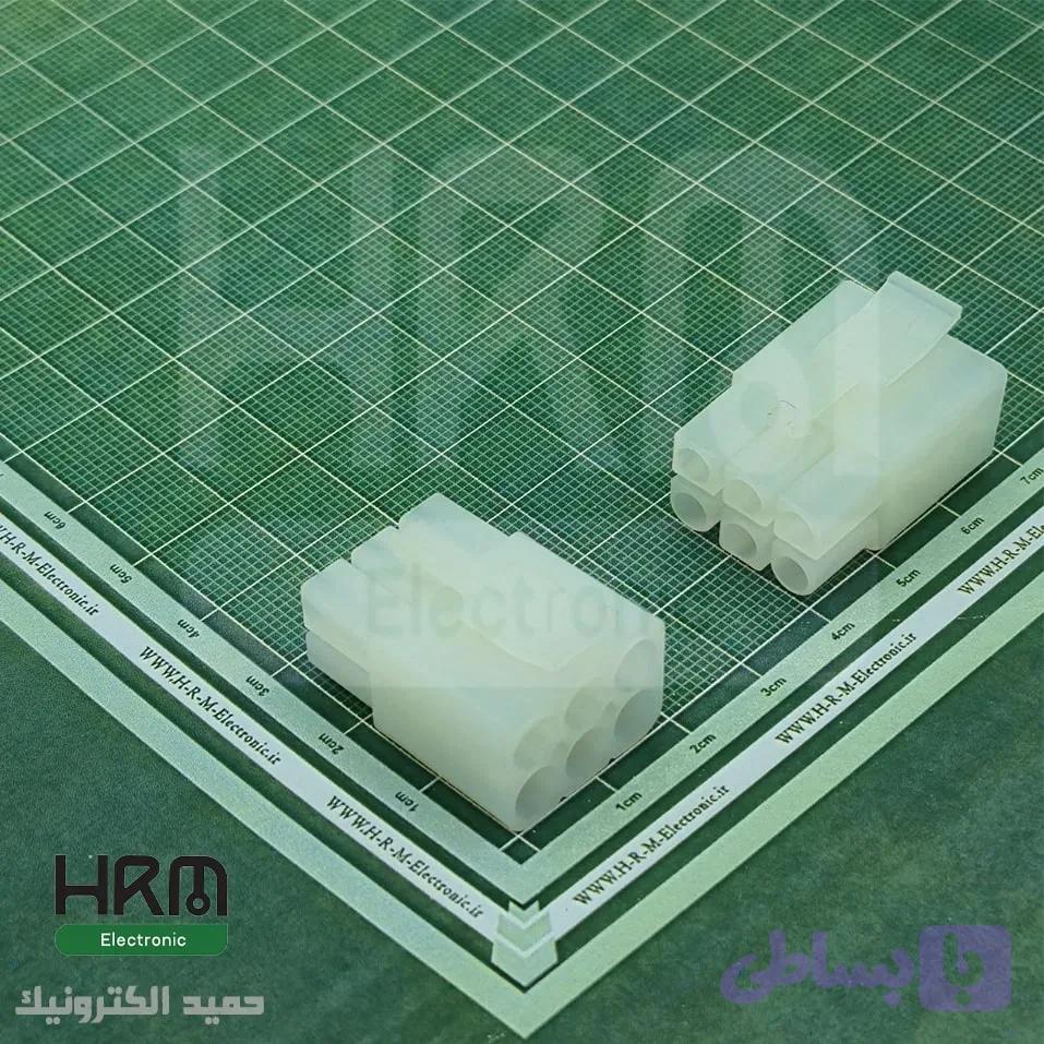 کانکتور L6. 2 مادگی 6 پین (3*2) 6.2mm