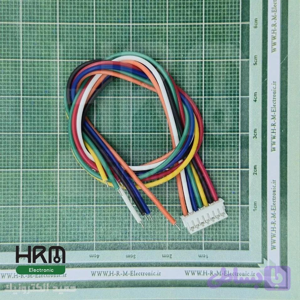 کانکتور ZH سیمدار مادگی 7 پین (1.5mm)