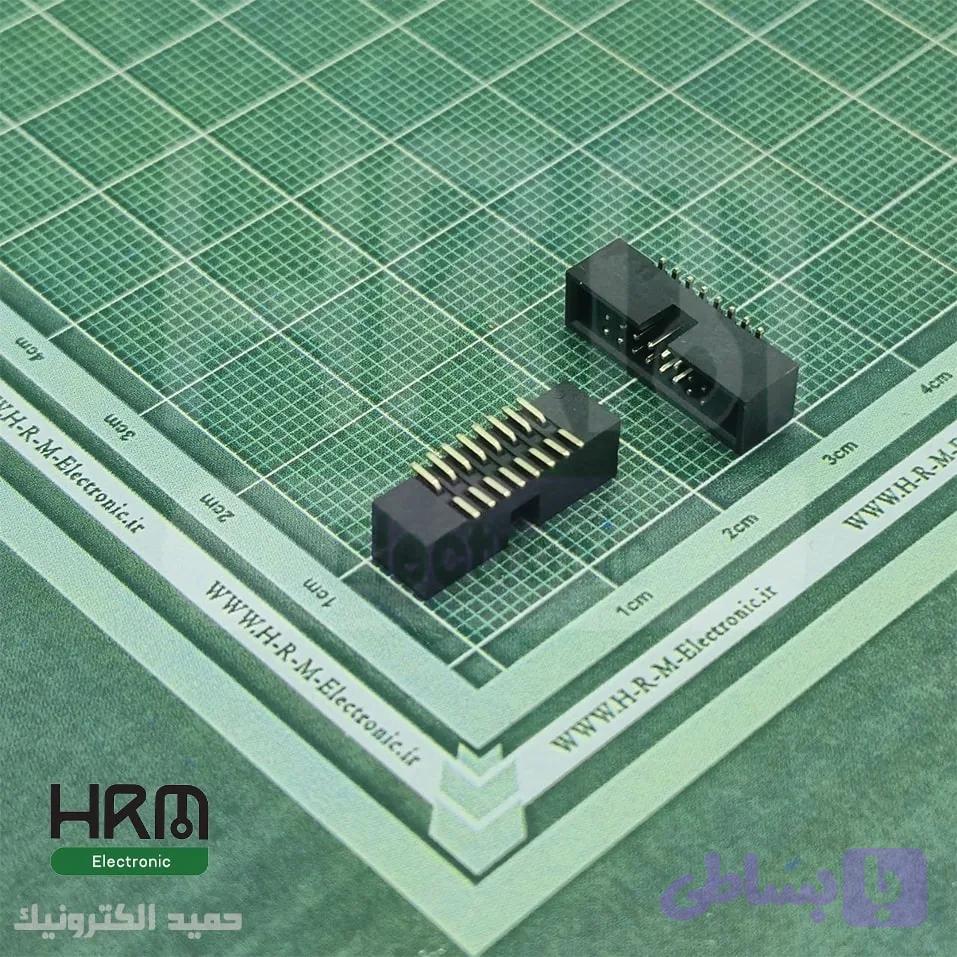 باکس هدر SMT نر 16پین (1.27mm)