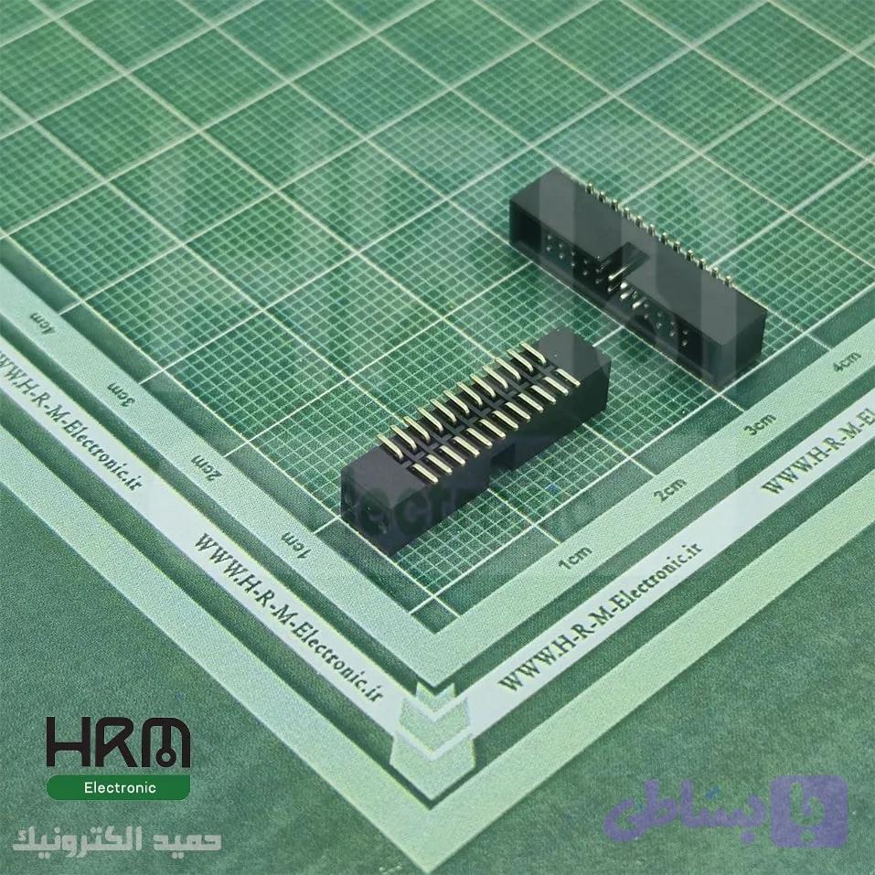 باکس هدر SMT نر 24پین (1.27mm)