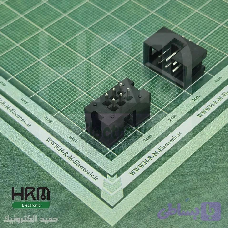 باکس هدر نر صاف 6پین (2.54mm)