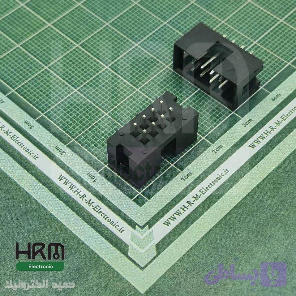 باکس هدر نر صاف 8پین (2.54mm)