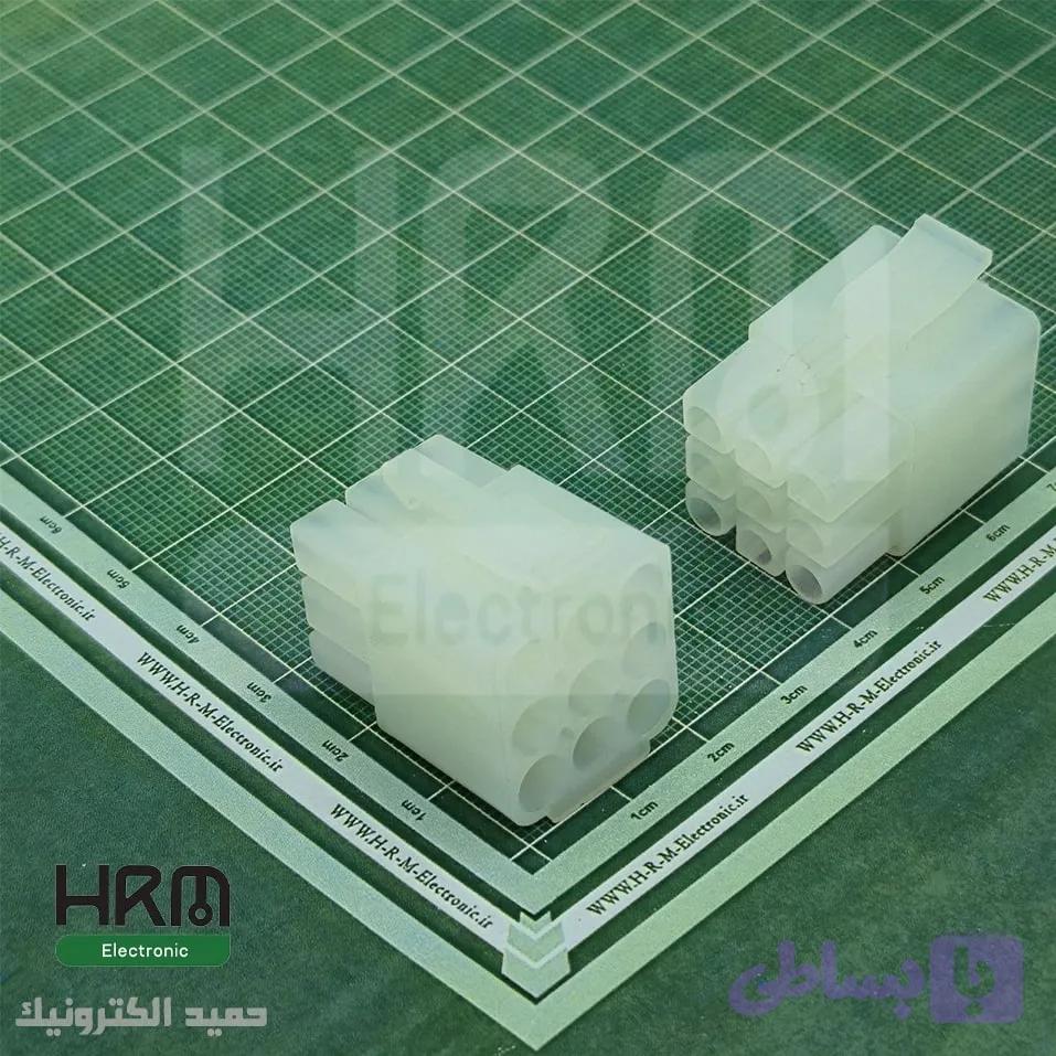کانکتور L6. 2 مادگی 9 پین (3*3) 6.2mm