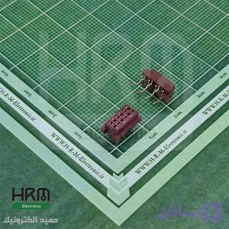 کانکتور micro match (دیل سوکت) مادگی 6 پین (2.54mm)