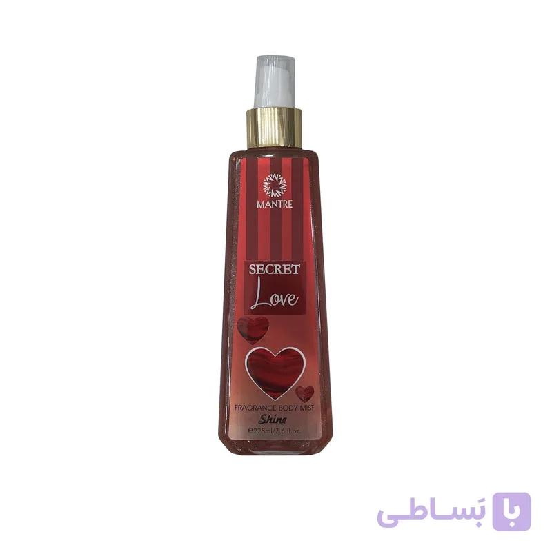 بادی اسپلش مانتره مدل secret love حجم 225 میلی لیتر
