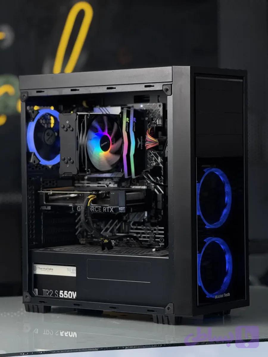 کیس استوک گیمینگ حرفه‌ای Master Tech | قدرت ناب RTX 4060 با پردازنده i5 نسل 12 | exolap