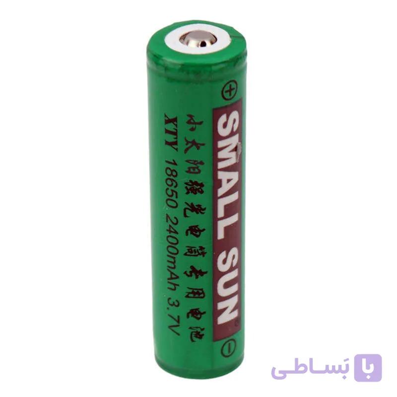 باتری لیتیوم اسمال سان مدل 18650 ظرفیت 2400 میلی آمپر ساعت — تصویر 1