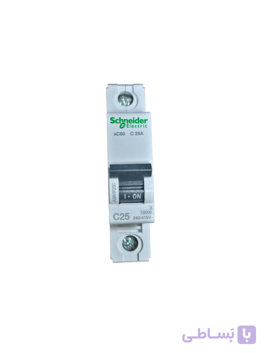 مینیاتوری 25A/1P اشنایدر 10KA