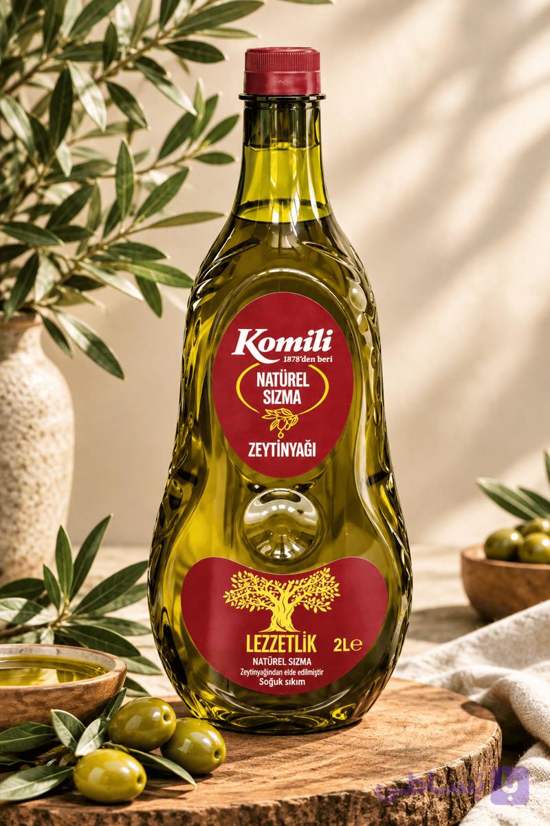روغن زیتون کوملی ۲ لیتری Extra Virgin Olive Oil