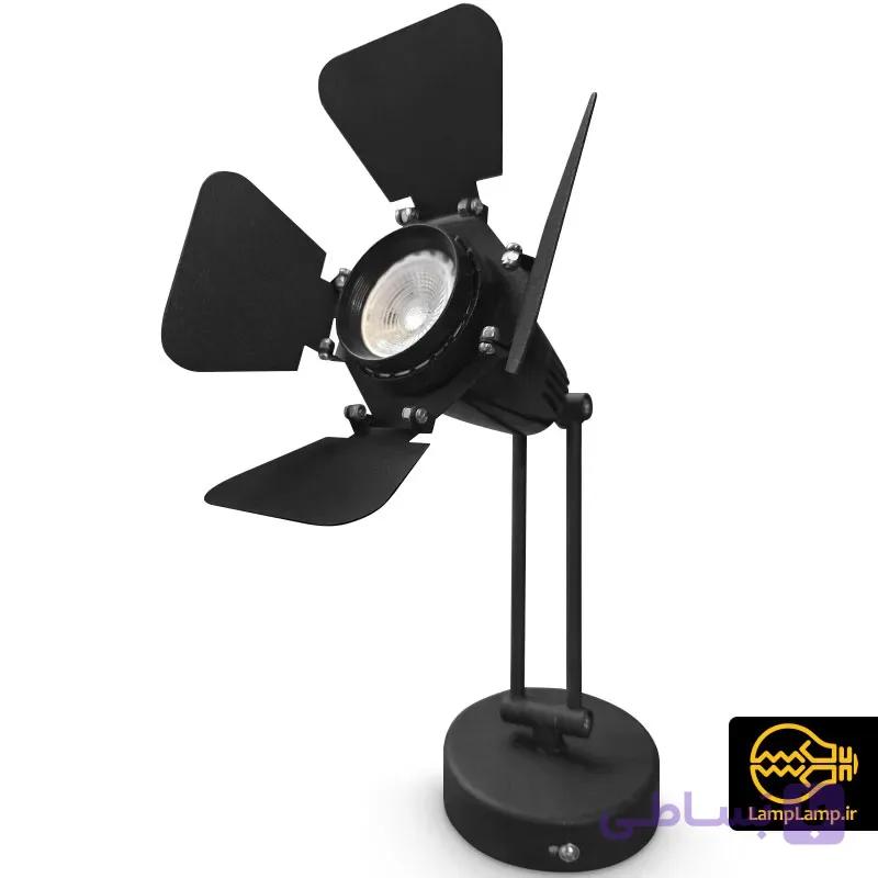 چراغ دیواری اسپات لایت با شیدر فلزی — تصویر 1