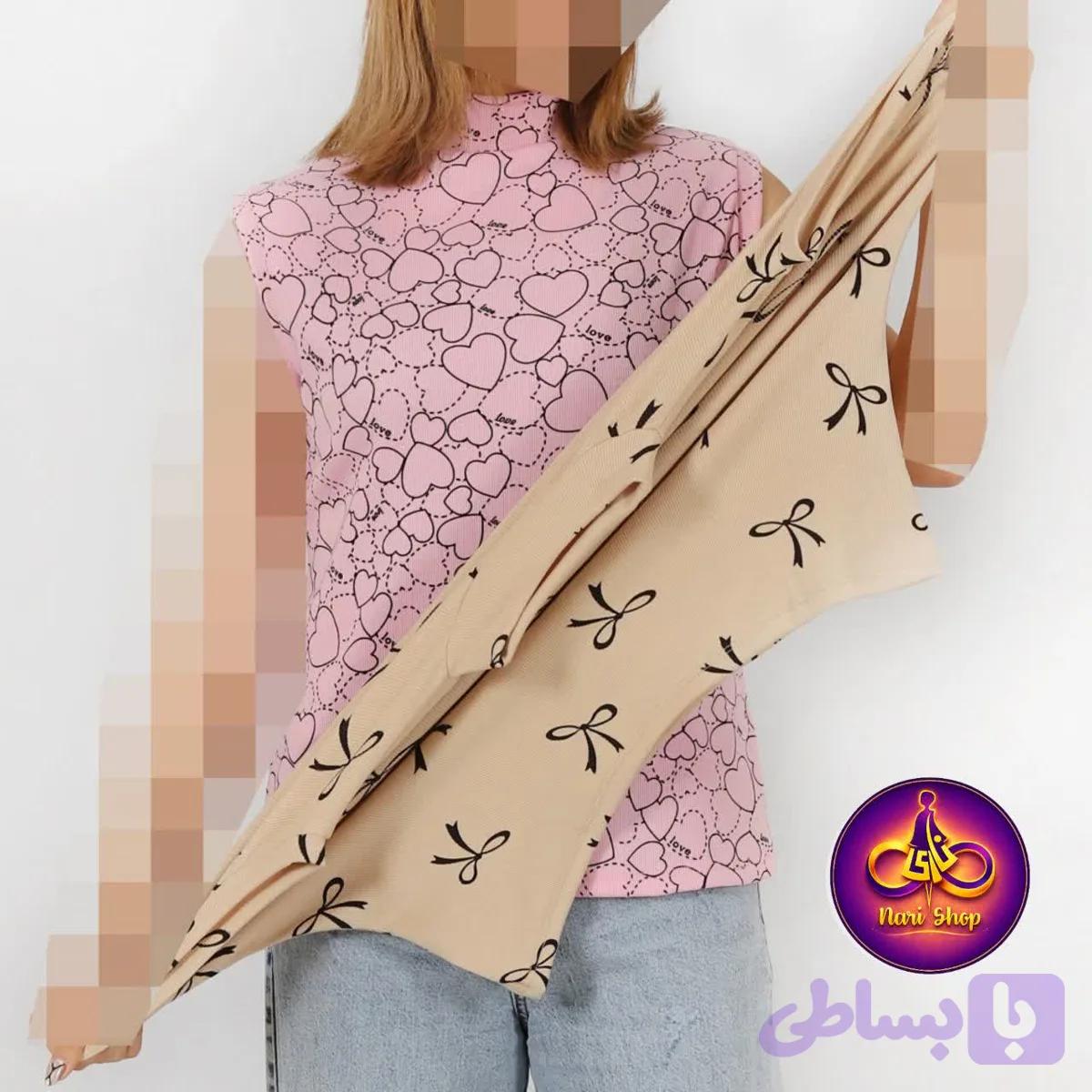 تاپ یقه ایستاده برشکا