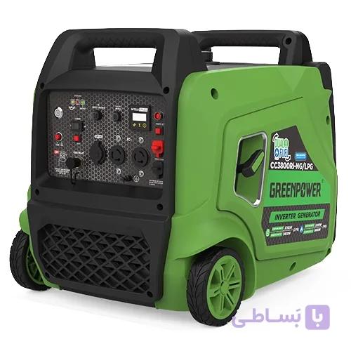 موتور برق اینورتر استارتی 3300 وات مدل CC3800Ri-NG/LPG — تصویر 1