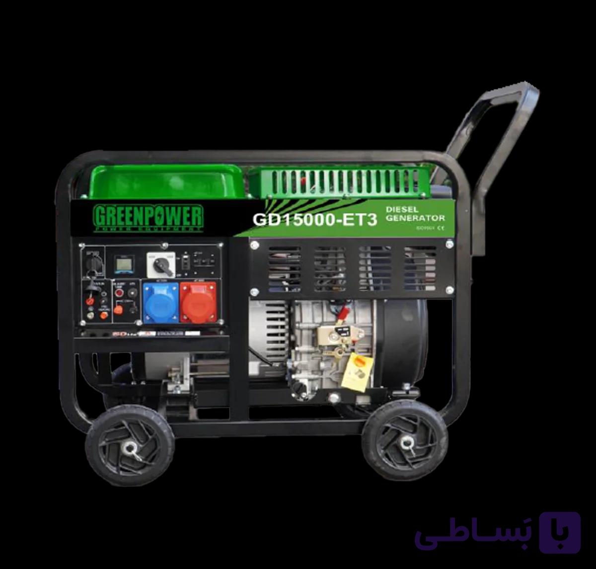 موتور برق دیزلی GD15000-ET3