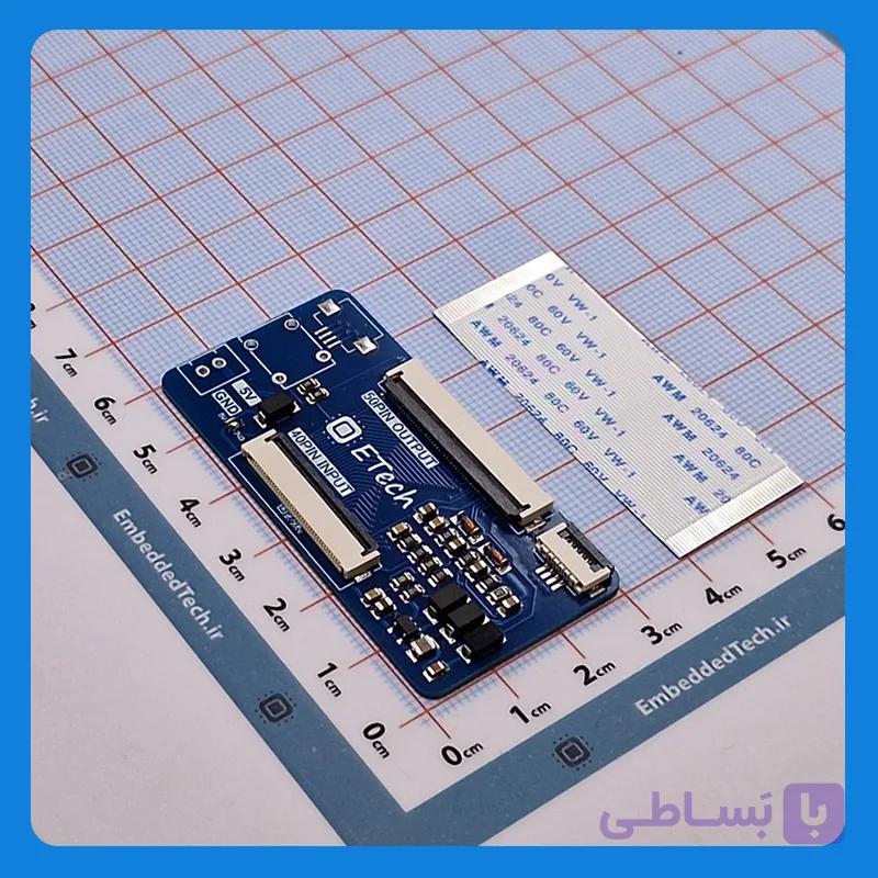 تبدیل 40 پین LCD به 50 پین پشتیبانی از تاچ — تصویر 1