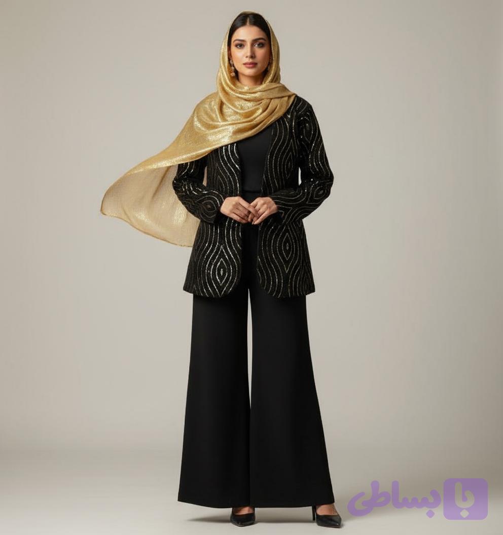 کت مخمل مجلسی زنانه