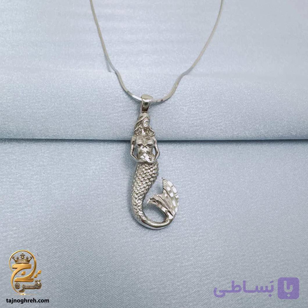 مدال نقره زنانه پری دریایی مدل ZSW Z135 — تصویر 1