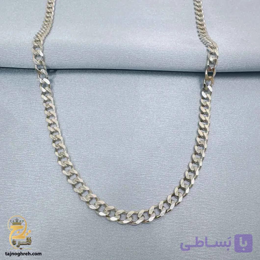 زنجیر نقره مردانه کارتیه مدل NSM N91 — تصویر 1