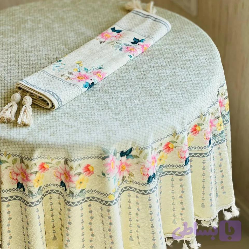 رومیزی گرد ضد لک کد 95