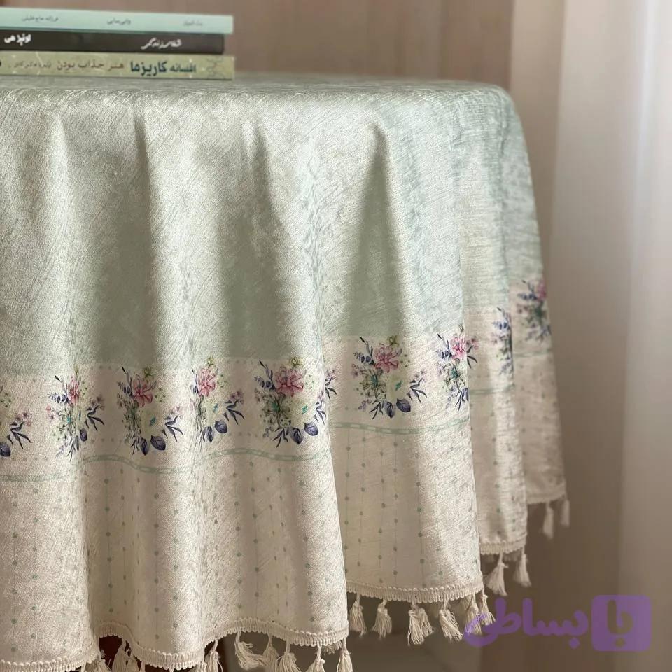 رومیزی گرد ضد لک کد 96 — تصویر 1