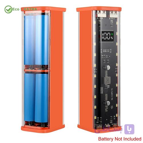 کیس شفاف پاوربانک فست شارژ مدل BQ-S18PD ظرفیت 20000mAh — تصویر 1
