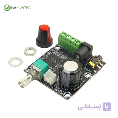 ماژول آمپلی فایر استریو 2X10W وات PAM8610 ولوم دار — تصویر 1